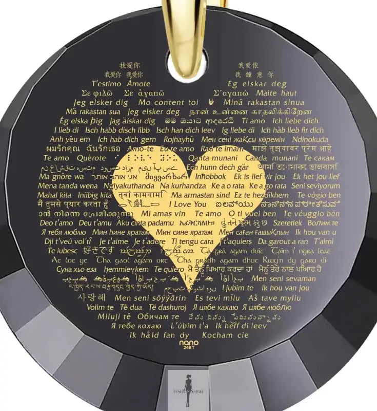 Fashionsarah.com Fashionsarah.com I Love You Gold Necklace