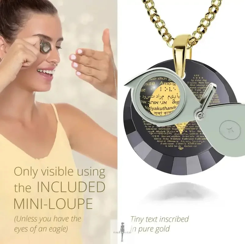 Fashionsarah.com Fashionsarah.com I Love You Gold Necklace