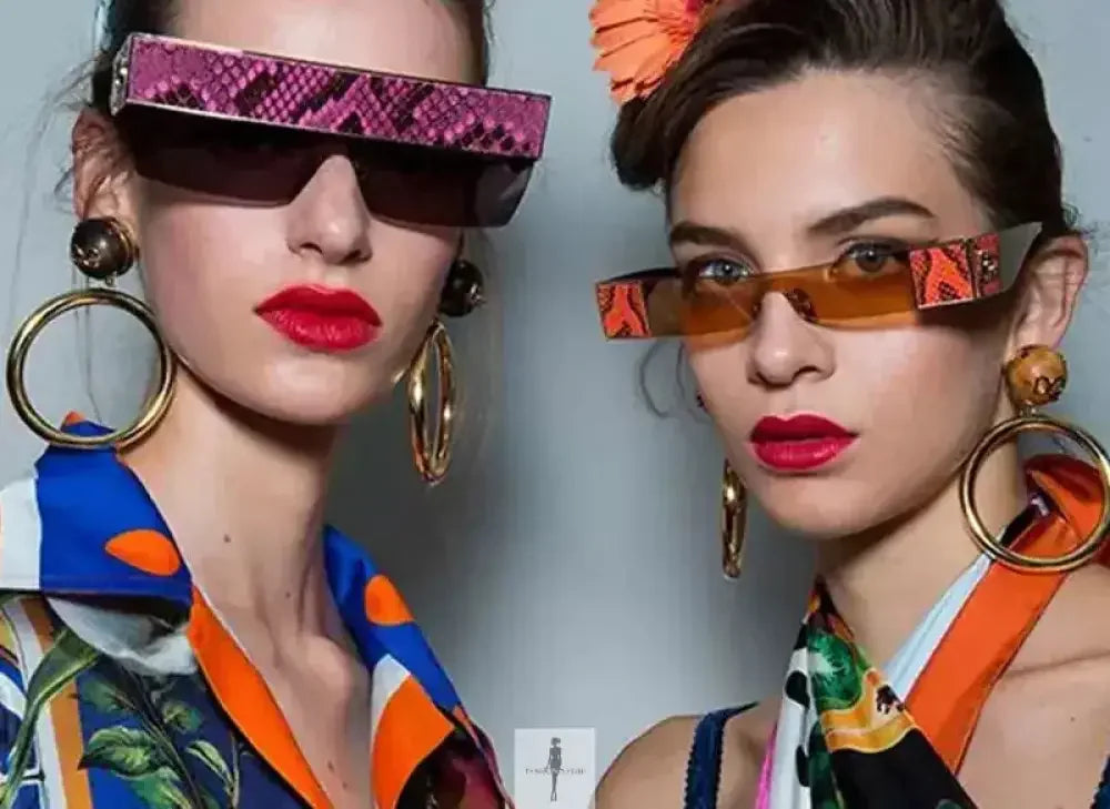 Fashionsarah.com Fashionsarah.com Fashion Snake Tattoo Rectangle Sunglasses