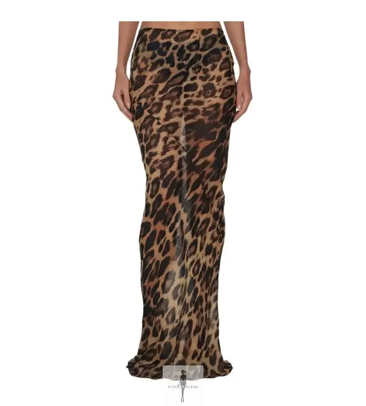 Fashionsarah.com Fashionsarah.com Monica Leopard Print Skirt