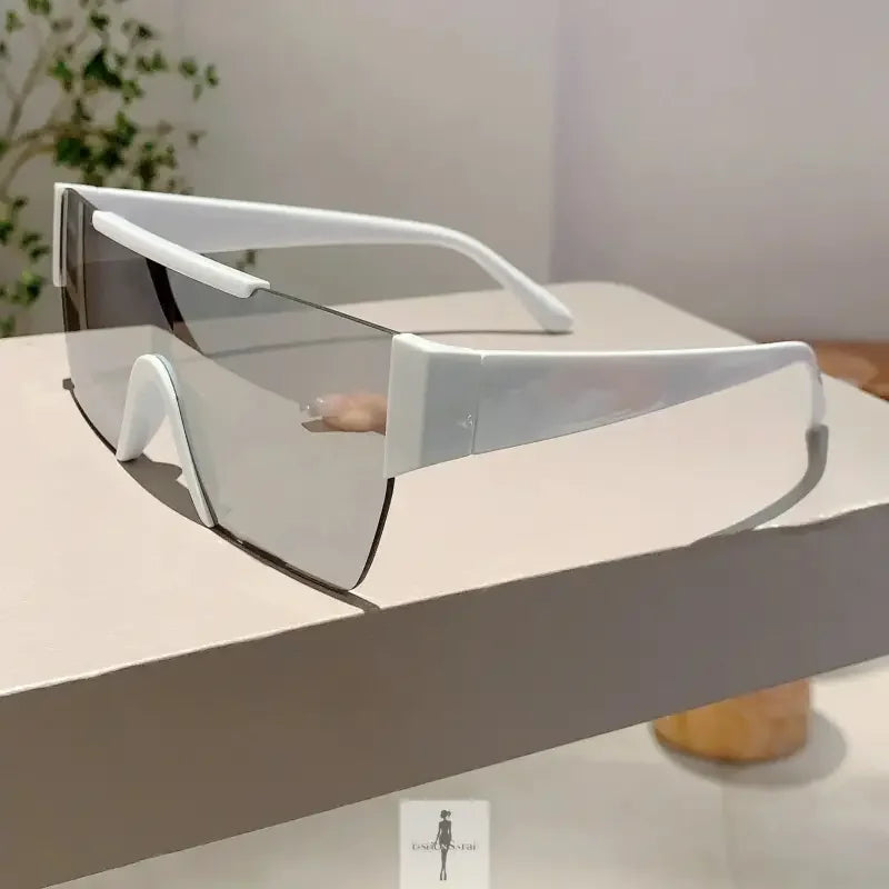 Fashionsarah.com Fashionsarah.com New Fashion Rimless Mirror Anti-UV Sunglasses