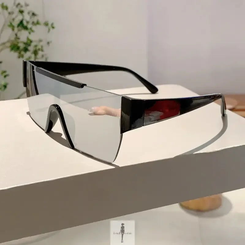 Fashionsarah.com Fashionsarah.com New Fashion Rimless Mirror Anti-UV Sunglasses