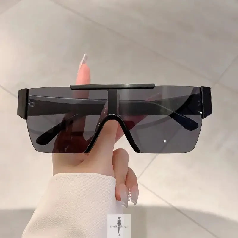 Fashionsarah.com Fashionsarah.com New Fashion Rimless Mirror Anti-UV Sunglasses