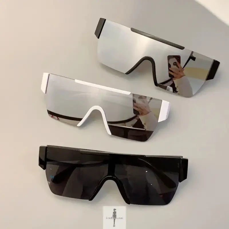 Fashionsarah.com Fashionsarah.com New Fashion Rimless Mirror Anti-UV Sunglasses