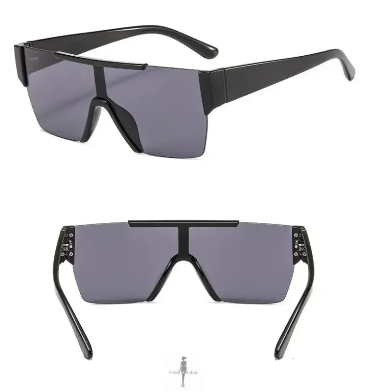 Fashionsarah.com Fashionsarah.com New Fashion Rimless Mirror Anti-UV Sunglasses