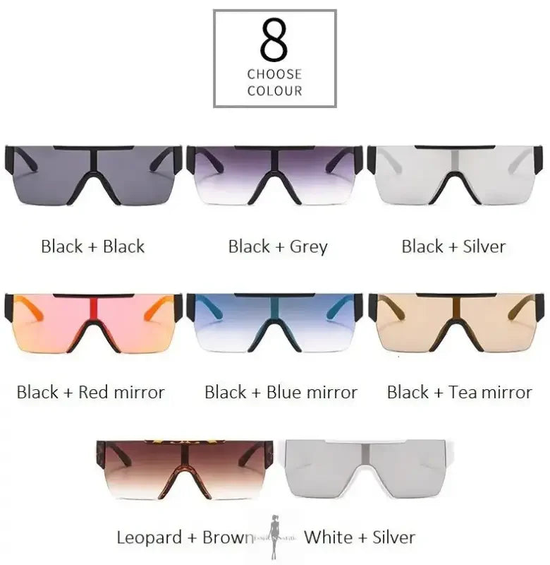 Fashionsarah.com Fashionsarah.com New Fashion Rimless Mirror Anti-UV Sunglasses