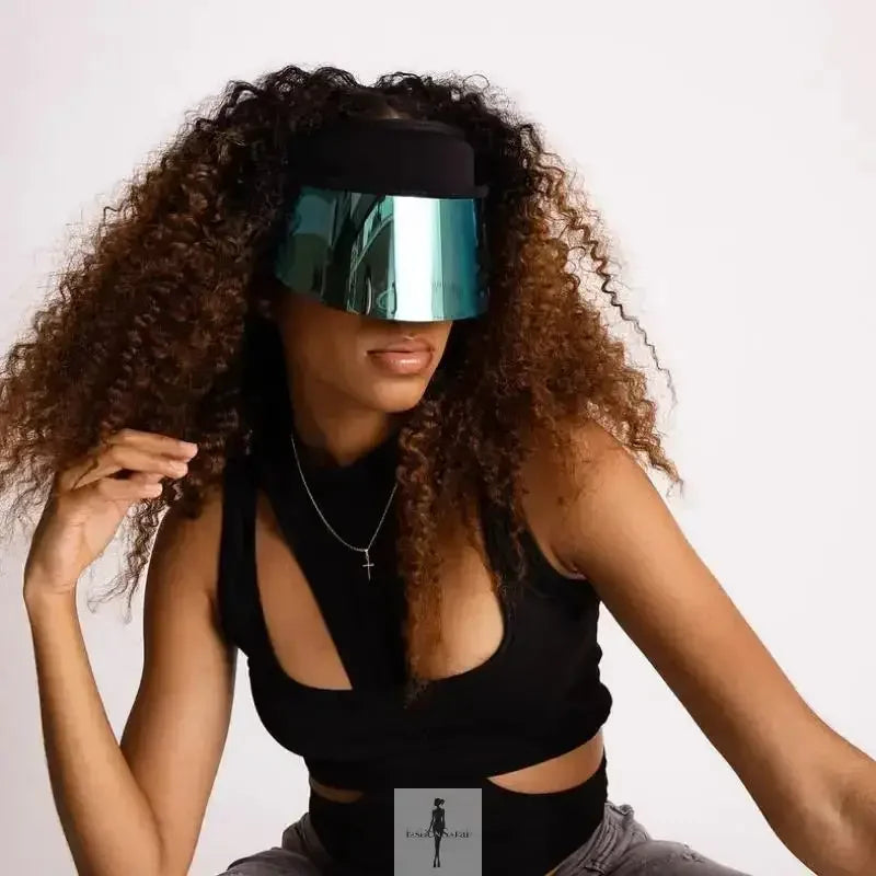 Fashionsarah.com Fashionsarah.com Unisex Lux Wide Brim Sun Visor Cap