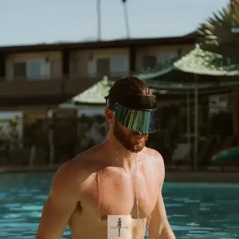 Fashionsarah.com Fashionsarah.com Unisex Lux Wide Brim Sun Visor Cap