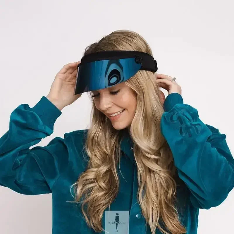 Fashionsarah.com Fashionsarah.com Unisex Lux Wide Brim Sun Visor Cap