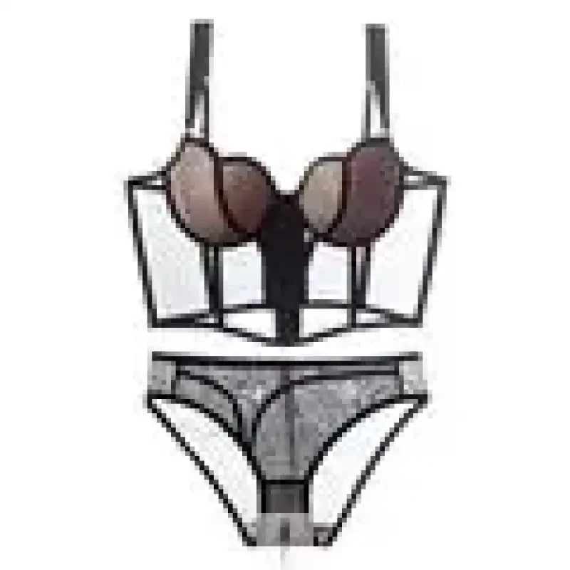 Fashionsarah.com Fashionsarah.com Soft Corset Mesh Bustier Set