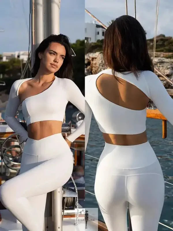 Fashionsarah.com Fashionsarah.com New Pilates Crop Top and Leggings