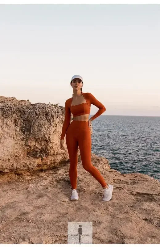 Fashionsarah.com Fashionsarah.com Square Neck Fitting and High Elastic Leggings