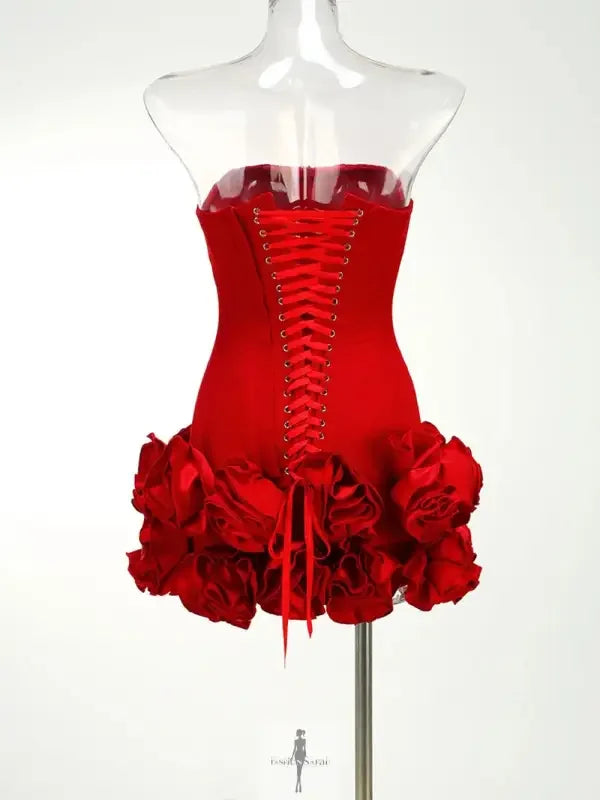 Fashionsarah.com Fashionsarah.com Strapless Sweetheart Cocktail Dress