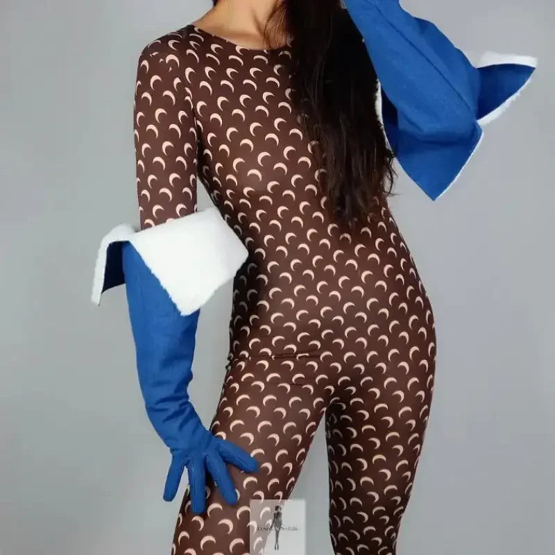 Fashionsarah.com Fashionsarah.com Unisex Denim Gloves Big Puff Sleeves