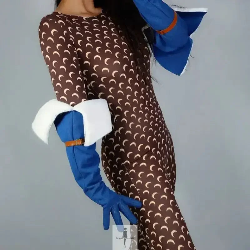 Fashionsarah.com Fashionsarah.com Unisex Denim Gloves Big Puff Sleeves