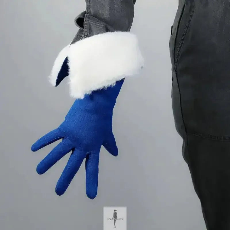 Fashionsarah.com Fashionsarah.com Unisex Denim Gloves Big Puff Sleeves