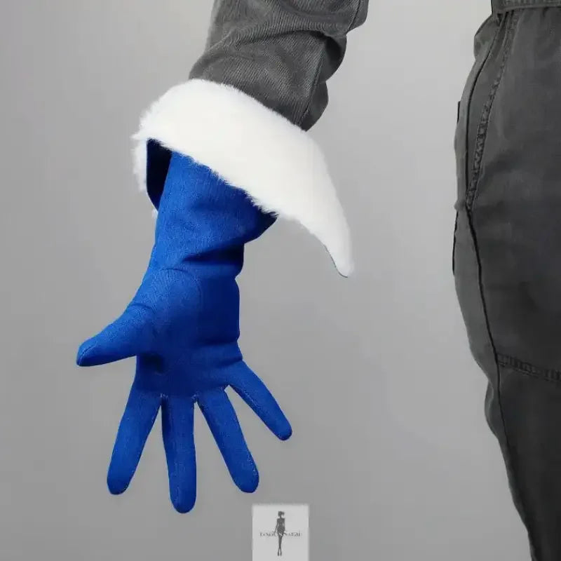 Fashionsarah.com Fashionsarah.com Unisex Denim Gloves Big Puff Sleeves