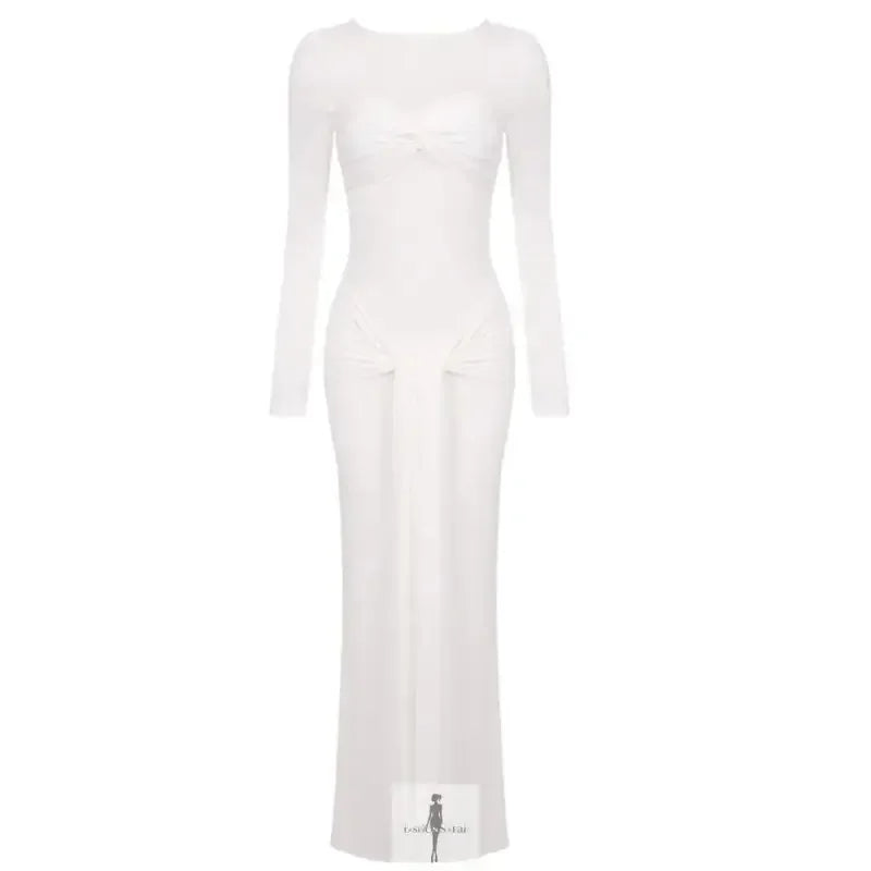 Fashionsarah.com Fashionsarah.com Elegant Draped Bodycon Dress