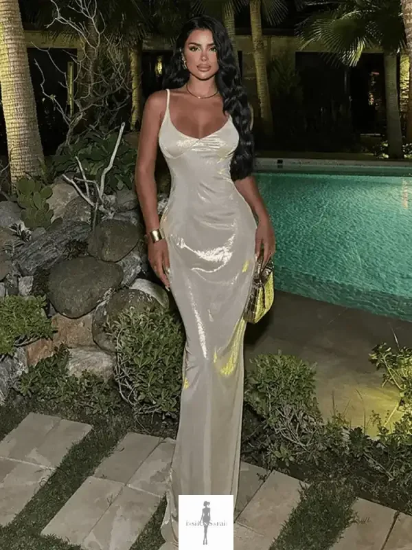 Fashionsarah.com Fashionsarah.com Bronzing Slim Bodycon Dress