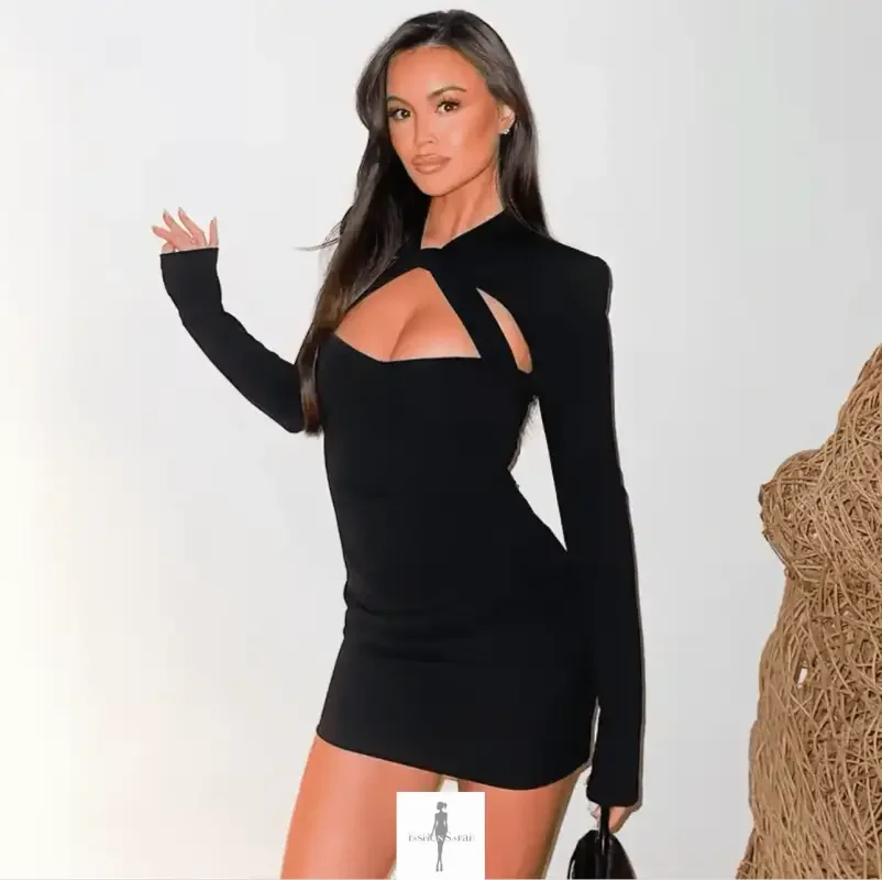 Fashionsarah.com Fashionsarah.com Elegant Mini Wrap Dress