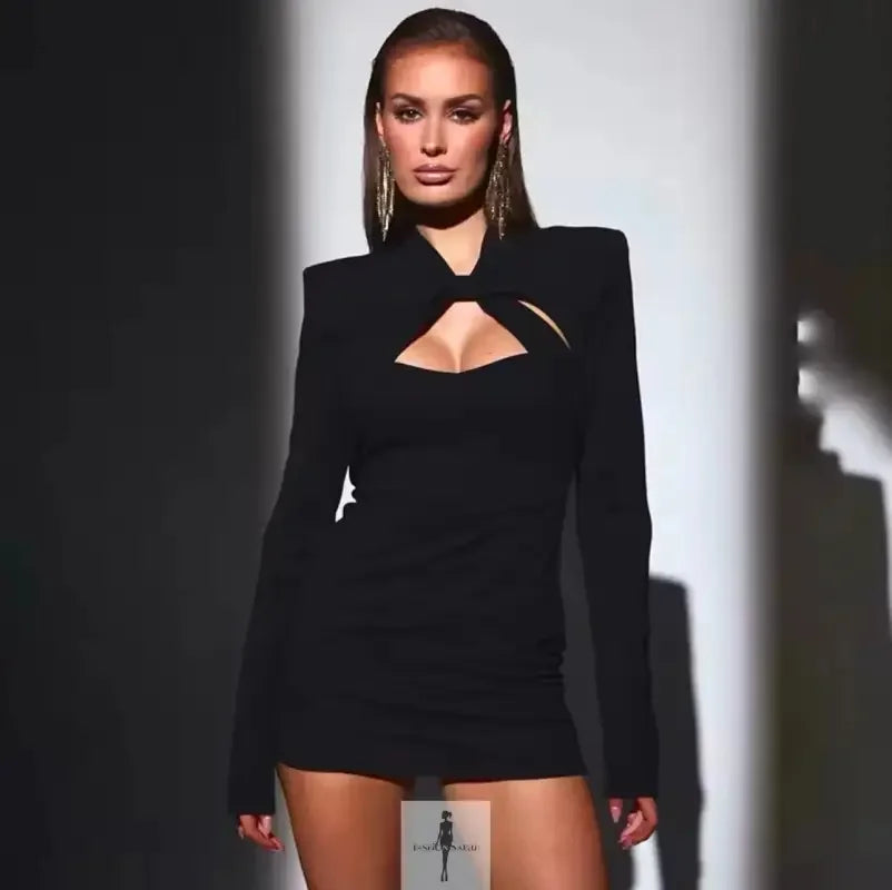 Fashionsarah.com Fashionsarah.com Elegant Mini Wrap Dress