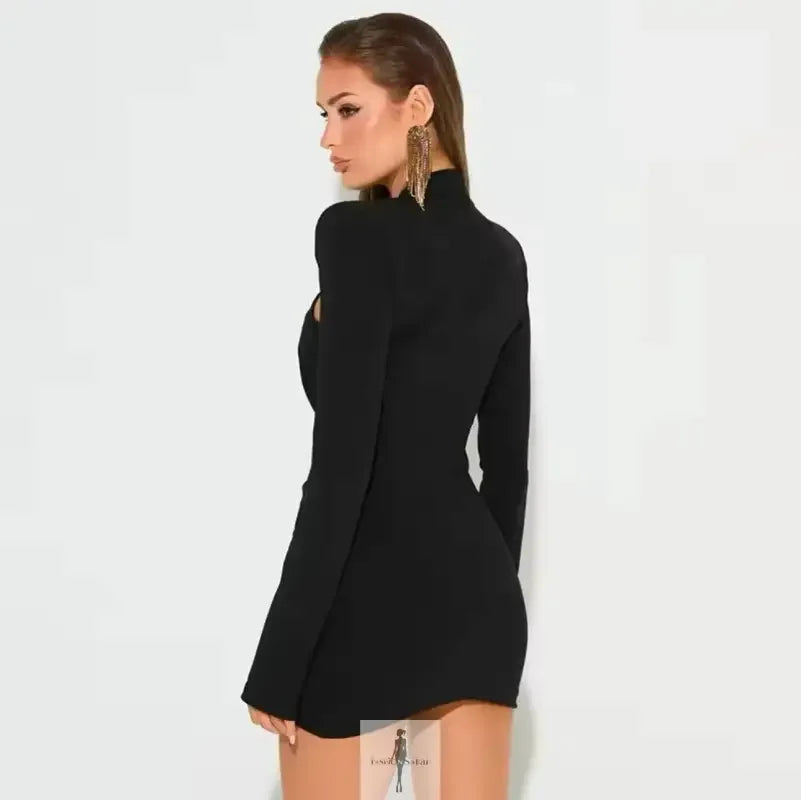 Fashionsarah.com Fashionsarah.com Elegant Mini Wrap Dress