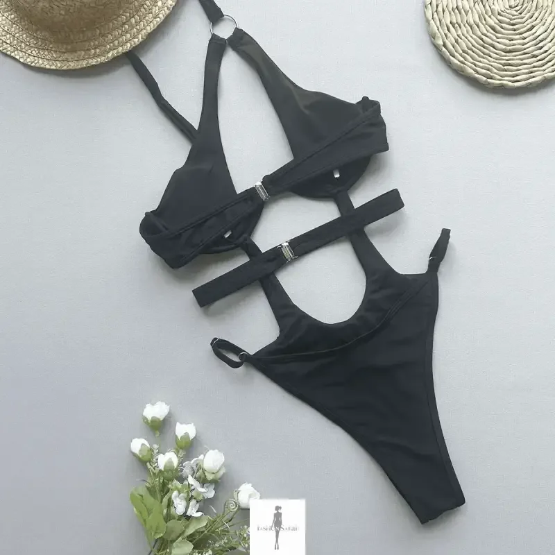 Fashionsarah.com Fashionsarah.com Push Up Hollow Out Monokini