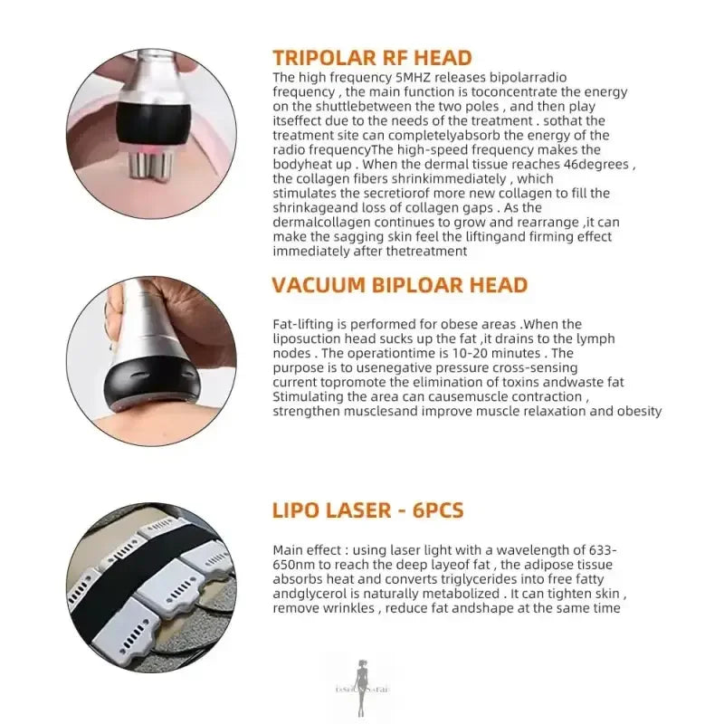 Fashionsarah.com Fashionsarah.com Professional 6-in-1 KIM 8 Cavitation Machine