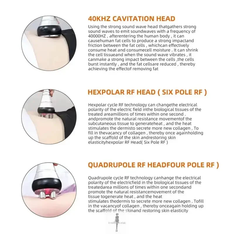 Fashionsarah.com Fashionsarah.com Professional 6-in-1 KIM 8 Cavitation Machine