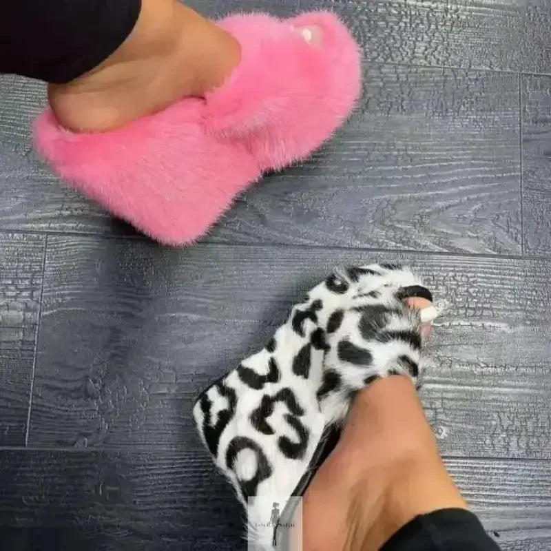 Fashionsarah.com Fashionsarah.com New Fluffy Faux Fur Slippers
