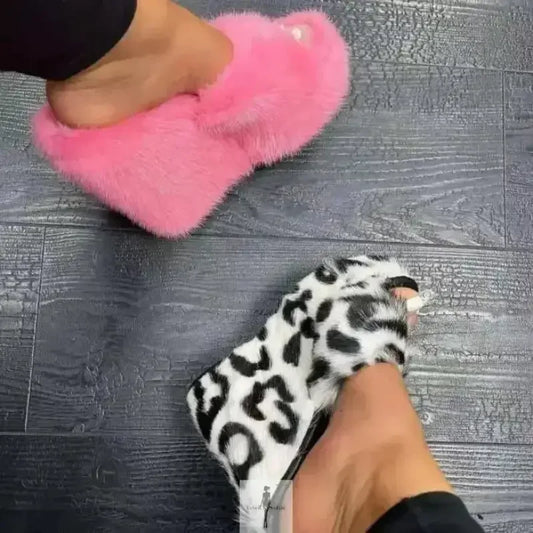 Fashionsarah.com Fashionsarah.com New Fluffy Faux Fur Slippers