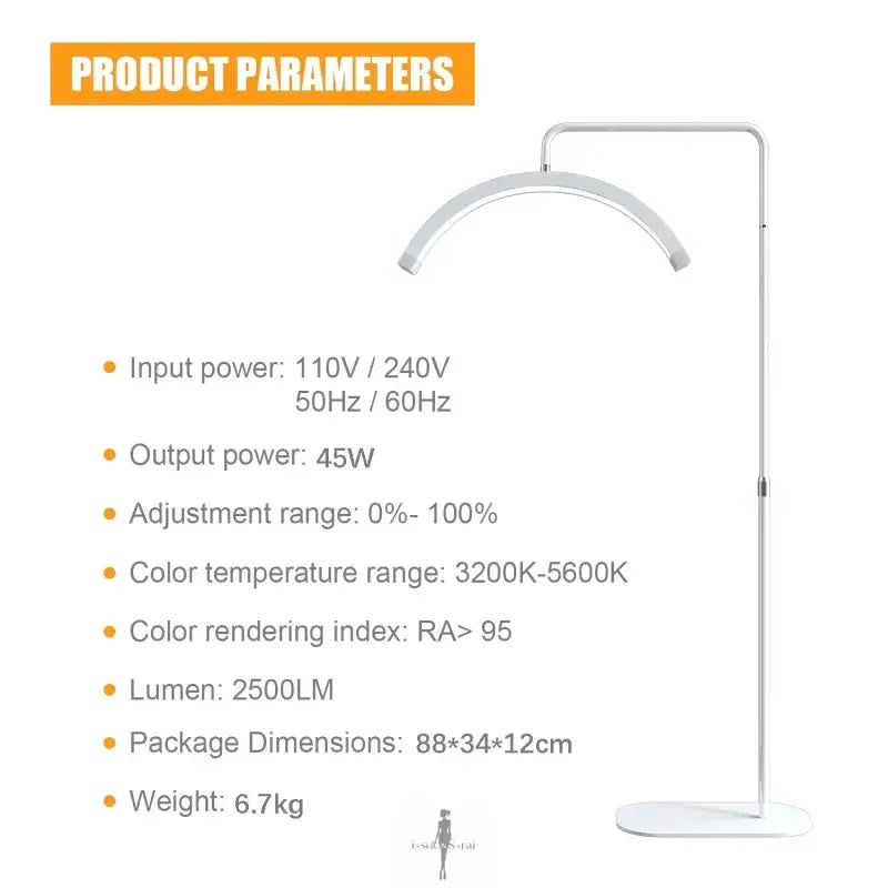 Fashionsarah.com Fashionsarah.com LED Half-Moon Floor Stand Light