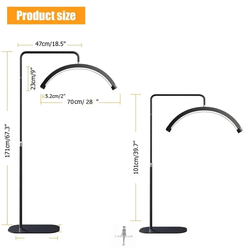 Fashionsarah.com Fashionsarah.com LED Half-Moon Floor Stand Light