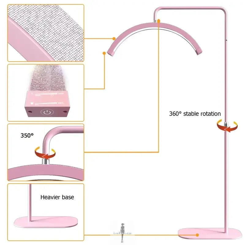 Fashionsarah.com Fashionsarah.com LED Half-Moon Floor Stand Light