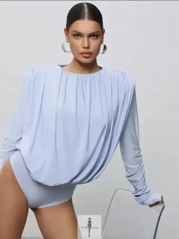 Fashionsarah.com Fashionsarah.com Ruched Elegant Bodysuit