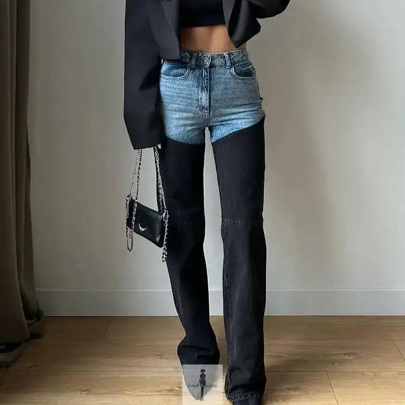 Fashionsarah.com Fashionsarah.com New Straight Denim Pants