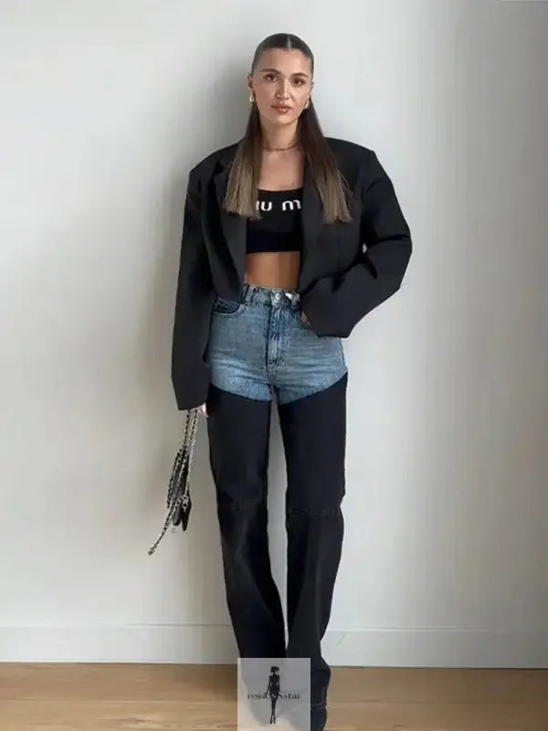 Fashionsarah.com Fashionsarah.com New Straight Denim Pants