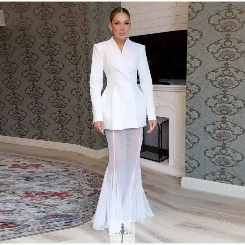 Fashionsarah.com Fashionsarah.com Elegant Blazer and Skirt Set