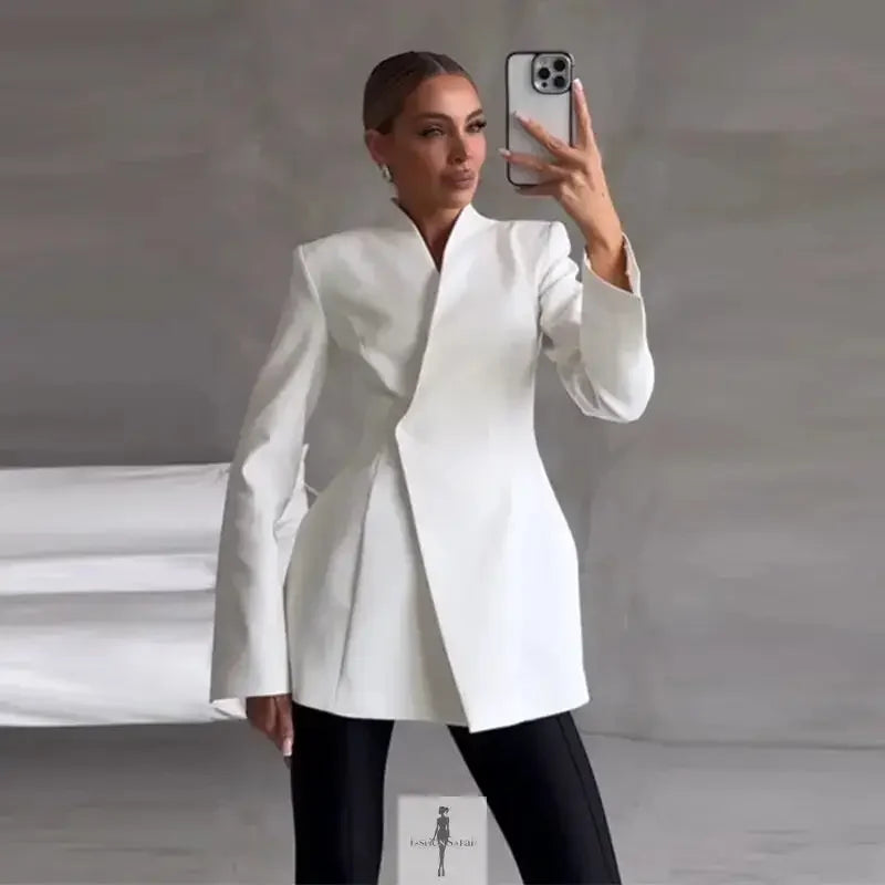 Fashionsarah.com Fashionsarah.com Elegant Blazer and Skirt Set