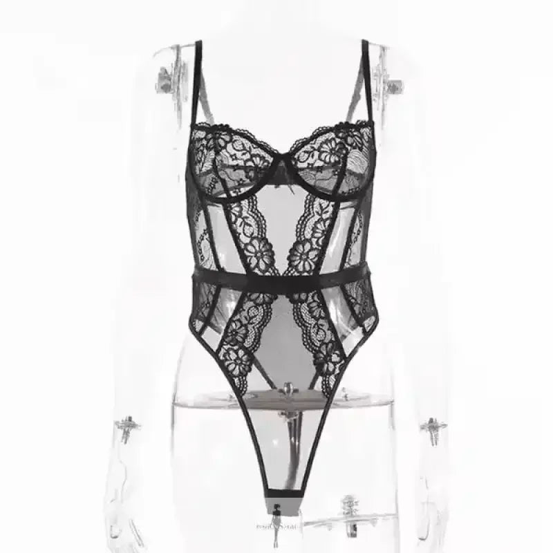 Fashionsarah.com Fashionsarah.com New Teddy See Through Lace Lingerie Bodysuit