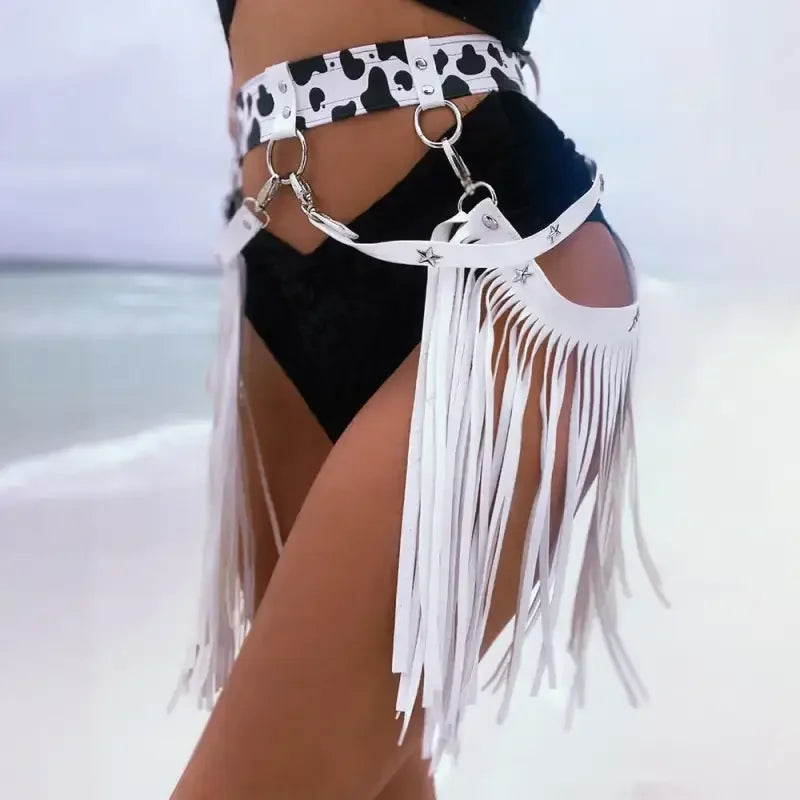 Punk Cowboy Girl Waist Belt - Waist Belt