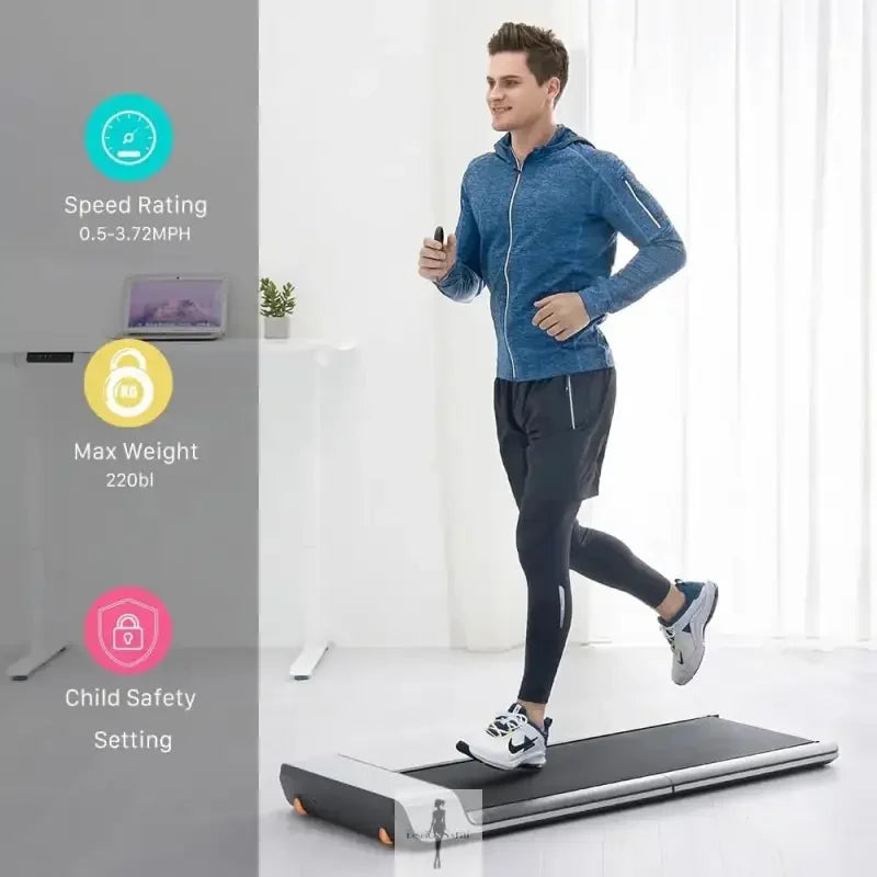 WalkingPad Foldable Treadmill with safety features, perfect for compact foldable treadmill fashionsarah