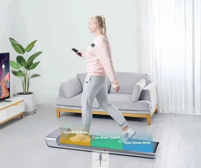WalkingPad Foldable Treadmill with speed zones ideal for fitness and compact design