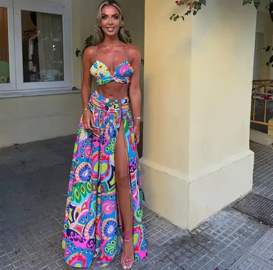 3 Pieces Bikini 2025 With Skirt - S - bikini collection