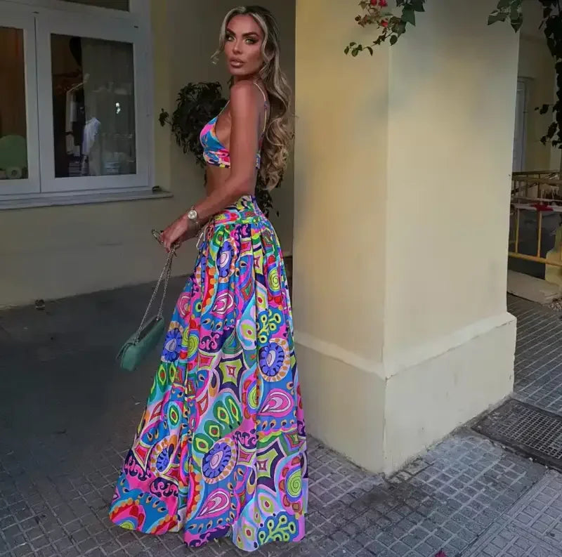 3 Pieces Bikini 2025 With Skirt - S - bikini collection