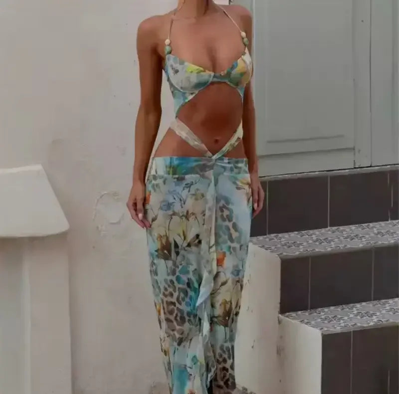 One Piece Swimsuit Beach Dress 2025 - beach fashion