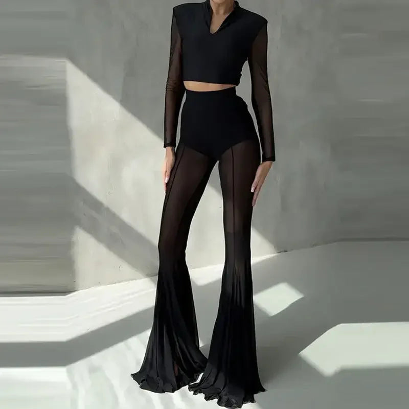 Elegant Mesh Pants - elegant pants