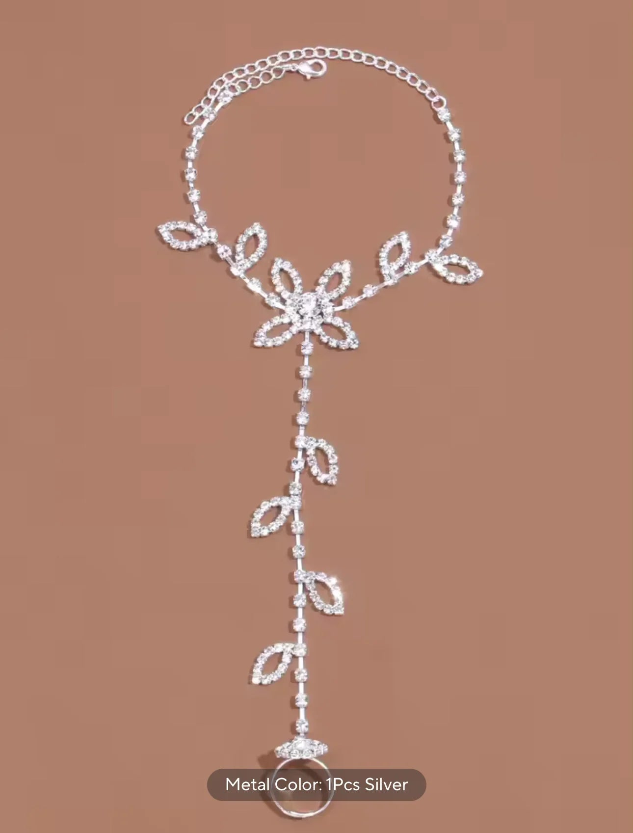 Luxury Leaf Finger Anklet - Fashionsarah.com