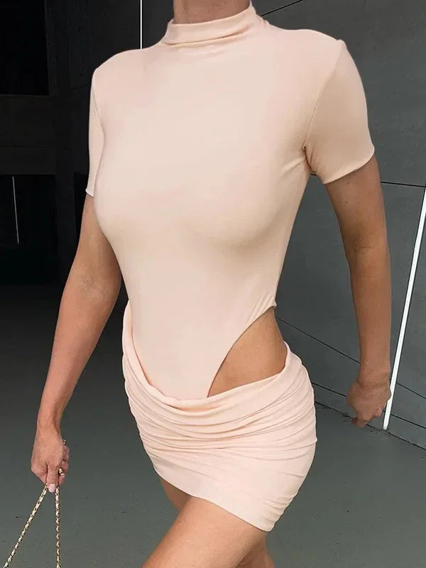 Hollow Out One-Piece Dress - Fashionsarah.com