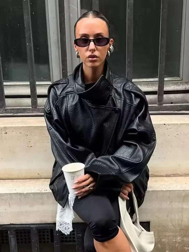 New Loose Zipper Jacket - Fashionsarah.com